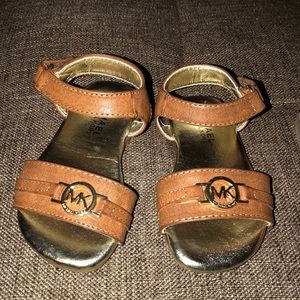 Toddler size 6 MK sandals
